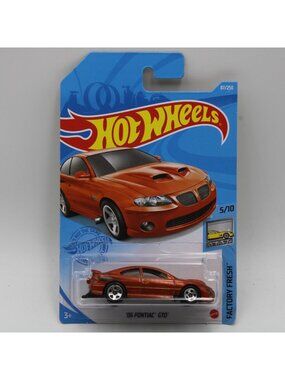 Hot Wheels '06 Pontiac GTO Dark Orange 2021 Factory Fresh 5/10 87/250